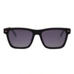 Cerruti CR80037 Matte Black Rectangular Sunglasses