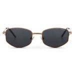Cerruti CR80020 Geometric Metal Sunglasses - Rose Gold