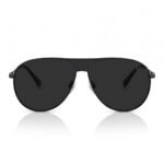 Troy CH2117 Matte Black Polarized Aviator Sunglasses